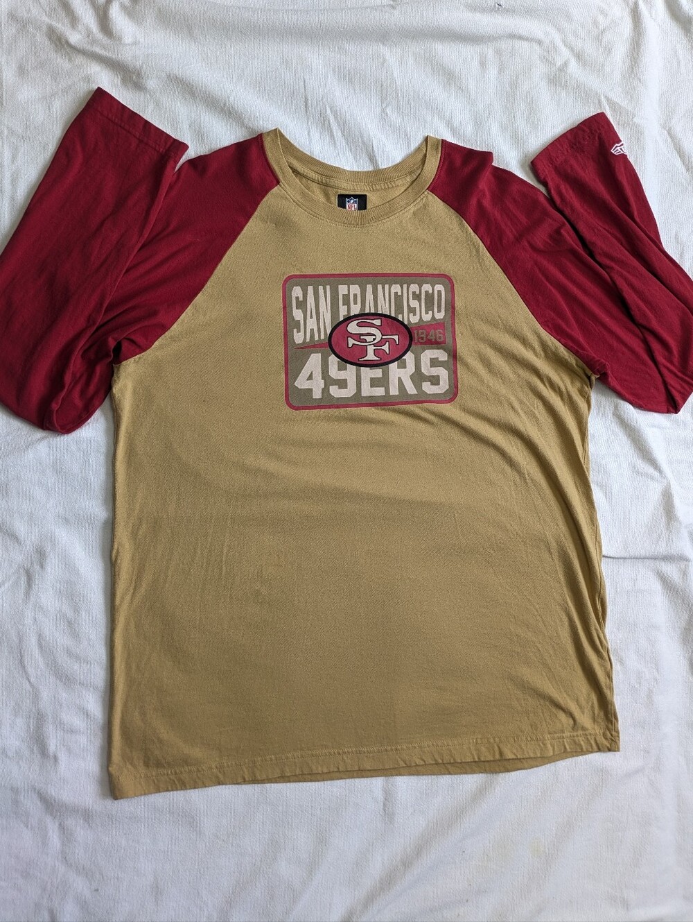 San Francisco 49res 3/4 Sleeve XL